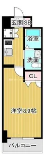 レジデンス京橋スクエア【11階】の間取り