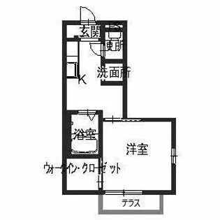 リヴェール渚【B101号室】の間取り