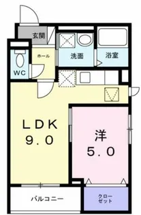 ヒカルサ大阪南岡島【2階】の間取り