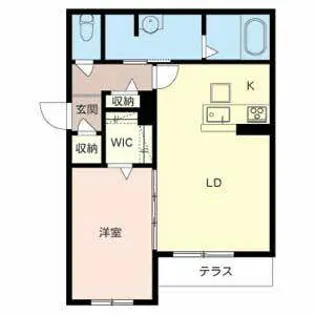 シャーメゾン ドゥ シャルール【0103号室】の間取り