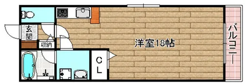 メゾン静【204号室】の間取り