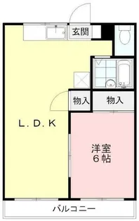 アーバンUSA【1階】の間取り