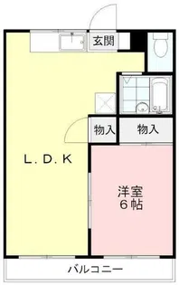 アーバンUSA【1階】の間取り