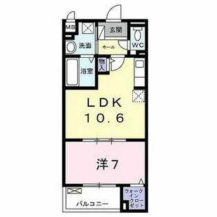 メゾンドエフ【2階】の間取り