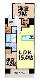 ミュプレ上前津【9階】の間取り