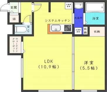 ラヴェーラ裏参道【4階】の間取り