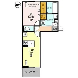 ブランシア膳所【3階】の間取り