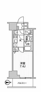 TOPAZ江坂【3階】の間取り