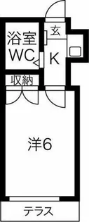 サンパレス岡崎公園【103号室】の間取り