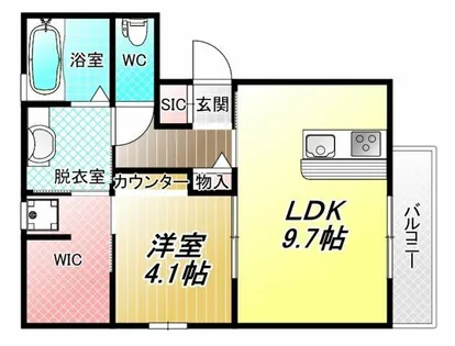 アゼリア宮町【3階】の間取り