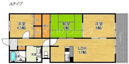 ヴィーブル18【3階】の間取り