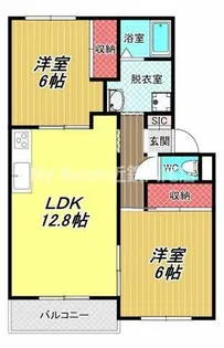 フラワーヒルまつもと【3階】の間取り