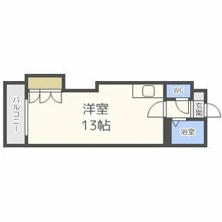 グランドハイツ当別【2階】の間取り