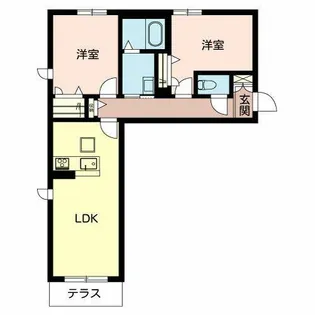 シャーメゾンHINO【0105号室】の間取り