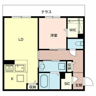 シャーメゾン フレデリック【0105号室】の間取り