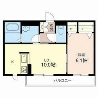 シャーメゾン KOTOBUKI【0202号室】の間取り