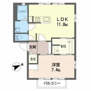 フレグランス池尻【0202号室】の間取り