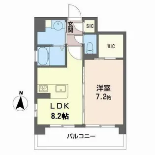 フローレンスコート清水【0403号室】の間取り