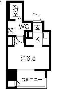 ワールドアイ大阪城EASTアドバンス【705号室】の間取り