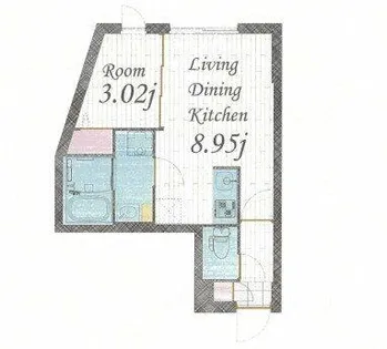 愛知県名古屋市東区筒井3丁目【マンション】の間取り