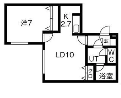 エスパスノアール【3階】の間取り