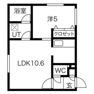 ブロッサム琴似【4階】の間取り