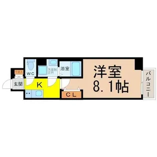 エスリード上前津ツヴァイテ【11階】の間取り