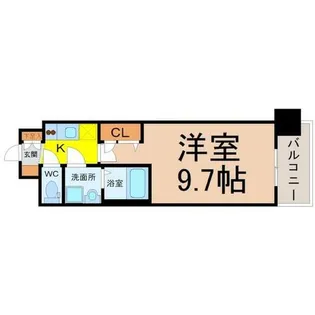 プレサンス久屋大通セントラルパーク【12階】の間取り