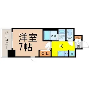 エステムコート名古屋新栄IIアリーナ【13階】の間取り