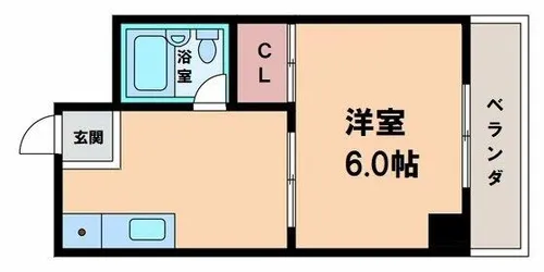 コーポあびこ【5階】の間取り