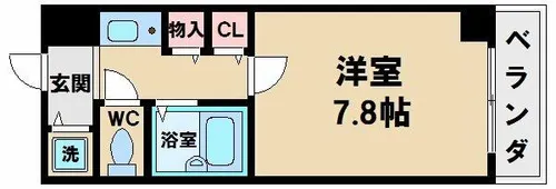フロレスコ昭和町【4階】の間取り