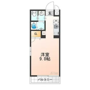 ラヴィータ二条月光【2階】の間取り