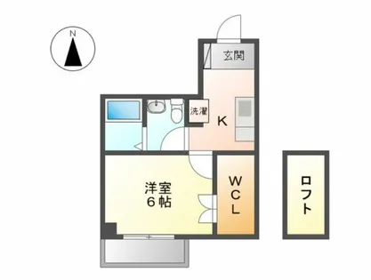 EspaceVibre【2B号室】の間取り