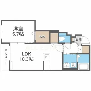 The NOOK east【1階】の間取り