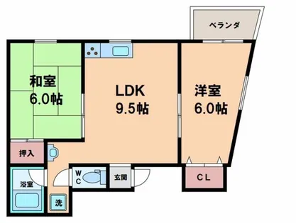 ハイアットマンションアヴィ【9階】の間取り
