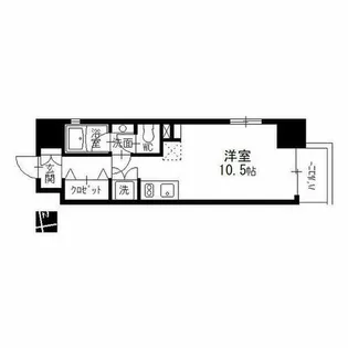 泉アパートメント【2階】の間取り