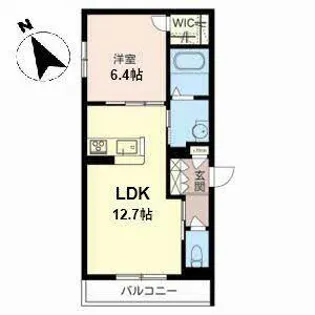 パークサイドベルメゾン中百舌鳥【0201号室】の間取り