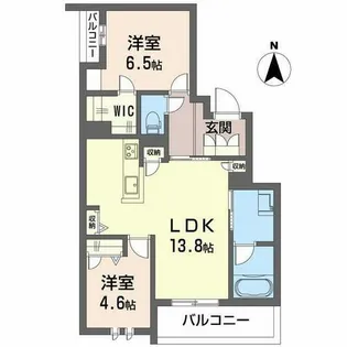 シャーメゾンセレナヴィラ【3階】の間取り