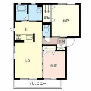 寿樹 A・B【B201号室】の間取り