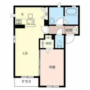 フローレス都島【0101号室】の間取り