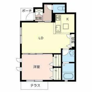 シャーメゾン リリー【0102号室】の間取り