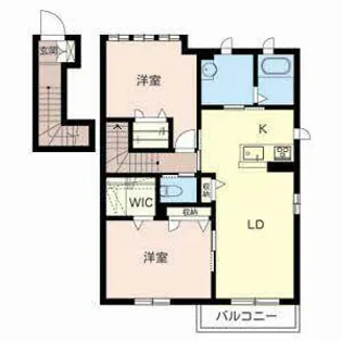 カシボヌール【0201号室】の間取り