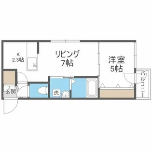 GARBO(ガルボ)【4階】の間取り