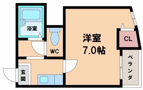 EST長居西【10階】の間取り