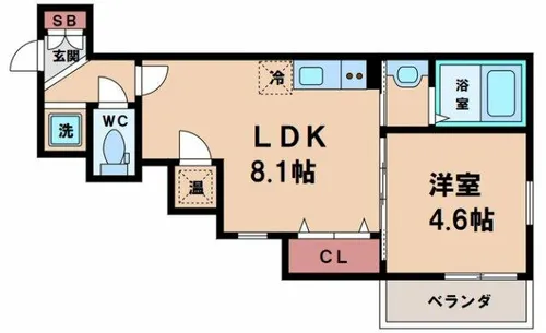 F asecia Kastalia【2階】の間取り