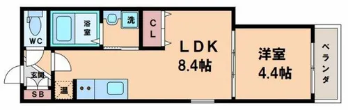 Ktec1【2階】の間取り
