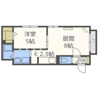 グランメールエース【3階】の間取り