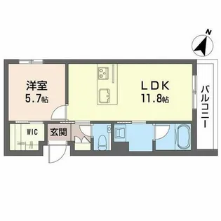 ローヤル錦【0105号室】の間取り