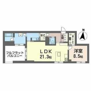 MOAOM【0203号室】の間取り