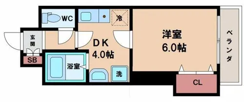 NovumROSA【6階】の間取り